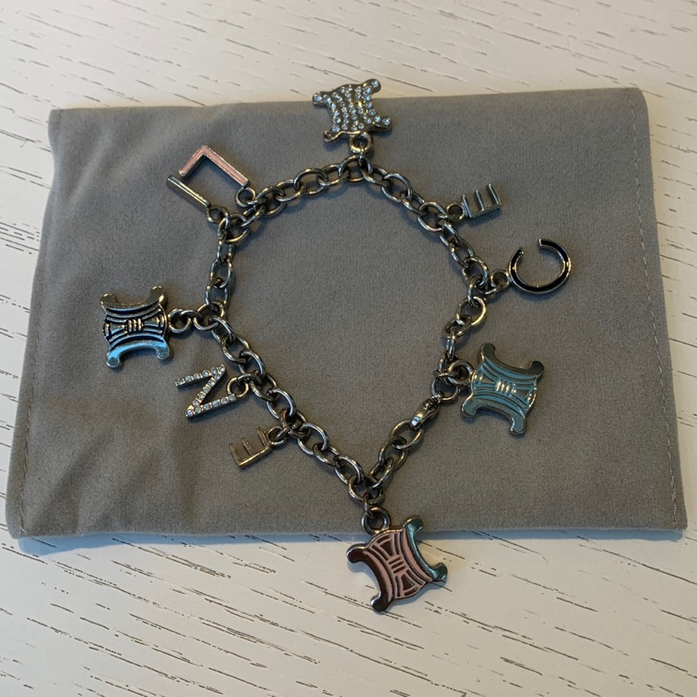 Authentic RARE Celine Charm Bracelet